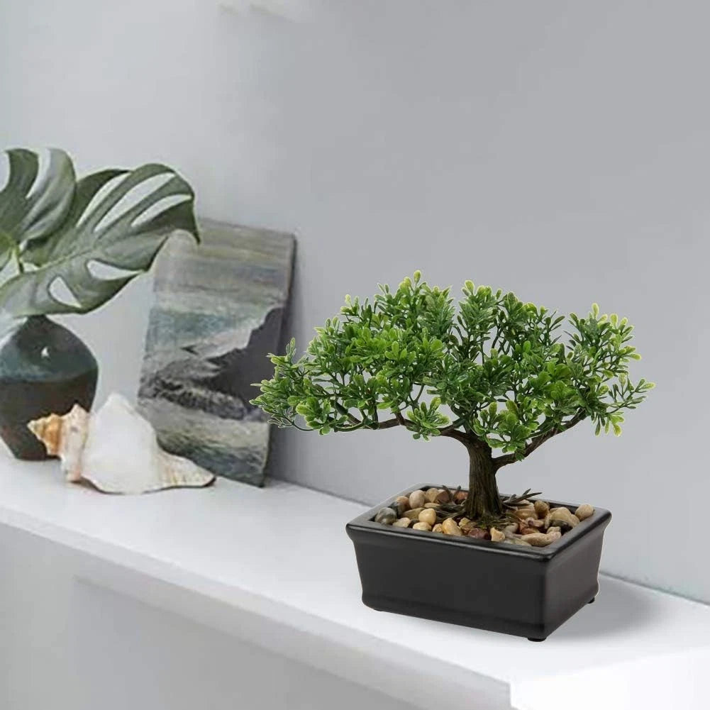 Artificial bonsai tree Juniperus chinensis Artificial plant 07FC0E-D4 - KOEEK