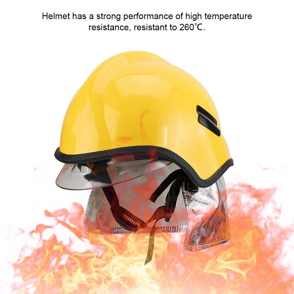 new Cait Fireman Helmet High Temperature Resistance High Definition Electric Shock koeek - KOEEK