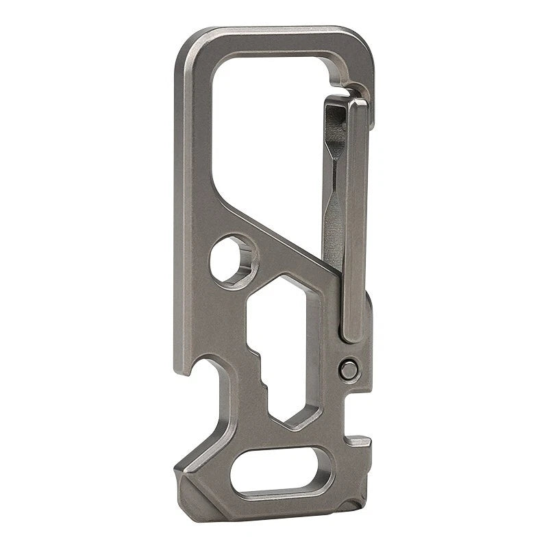 HotTitanium TC4 Mechanic Key Chain Carabiner Opener Outdoor Multi EDC Tool M-KC1 07FC0E-D4 - KOEEK