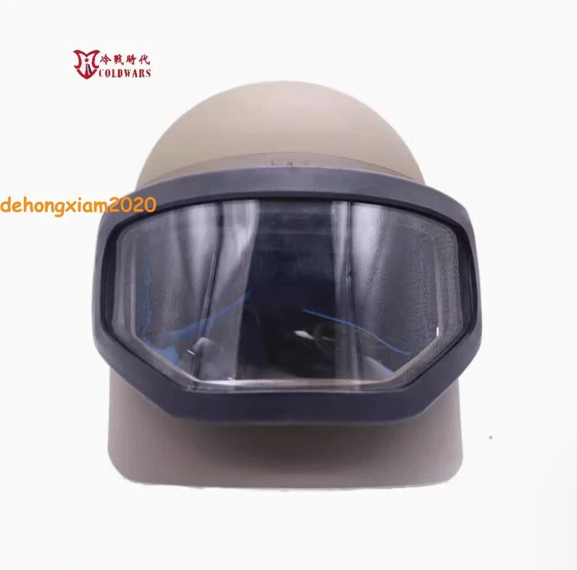 Russian MASKA-1 Tactical Helmet ABS Fish Tank helmet Replica Metal Shield EVRI 07FC0E-D4 - KOEEK