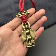 Tibetan Copper Garuda Bird Bodhisattva Pendant Amulet Collectible 07FC0E-D4 - KOEEK