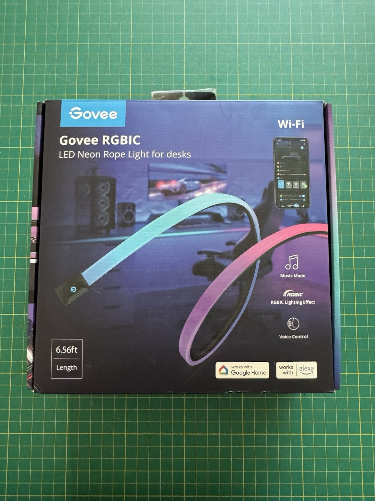 Govee - RGBIC LED Neon Rope Light for Desks 6.5ft - H61C2 - GOVEE - KOEEK