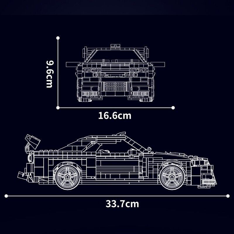 new Mould King 10113 Super Sport Car Model Building Block Toy MOC Collectible Set MOULD KING - KOEEK