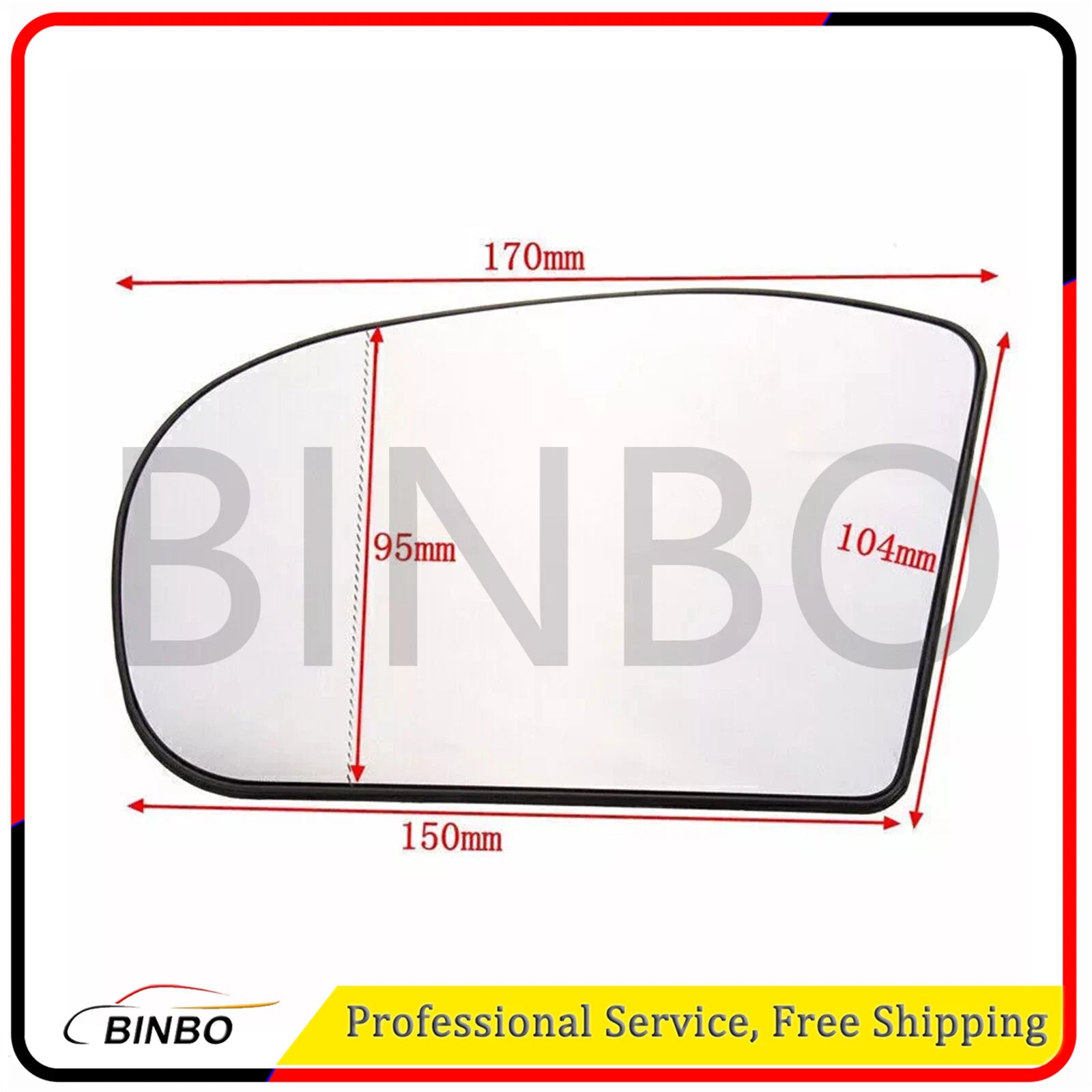 Right Side Rearview Mirror Glass Len 2038100221 for Mercedes Benz W203 W211 07FC0E-D4 - KOEEK
