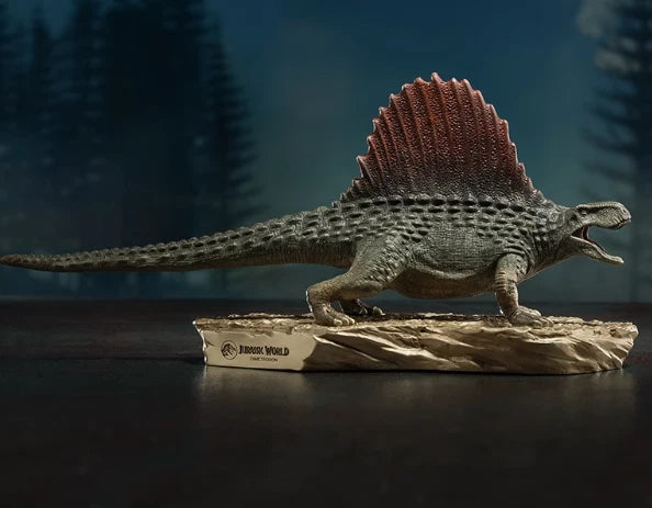TONGSHIFU 1/20 Dimetrodon Model Brass Dinosaur Pelycosauria Statue Display Gift 07FC0E-D4 - KOEEK