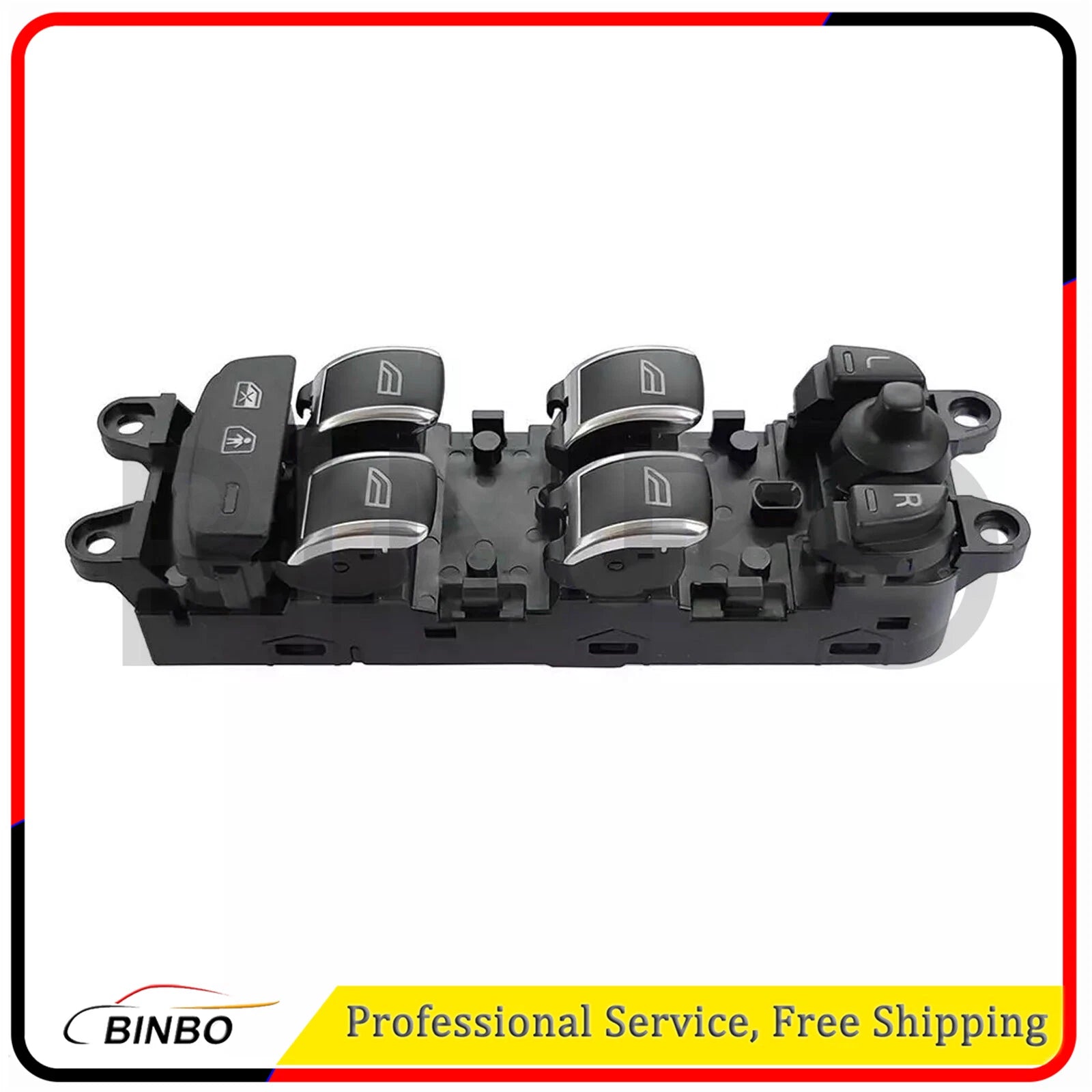 Front Left Driver Side Master Window Switch Fit for Volvo S60 XC60 31415675 07FC0E-D4 - KOEEK