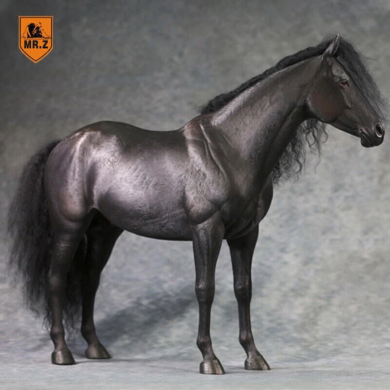 Mr.Z 056-5 Black 1:6 Scale Animal Resin Simulation Thoroughbreds Horse  Toys 07FC0E-D4 - KOEEK