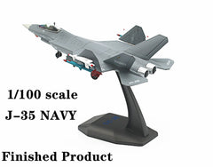 1/100 PLA J-35 NAVY  Fighter Alloy Diecast Finished Model 07FC0E-D4 - KOEEK