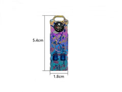 Titanium Alloy Dual Tube Safty Whistle w/ Compass EDC Training Warning Tool 07FC0E-D4 - KOEEK