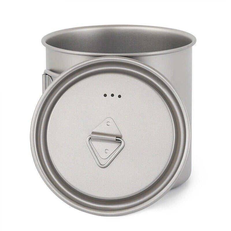 Outdoor 650ml Titanium Water Cup Coffee Cup Ultra Light And Large Capacity 07FC0E-D4 - KOEEK
