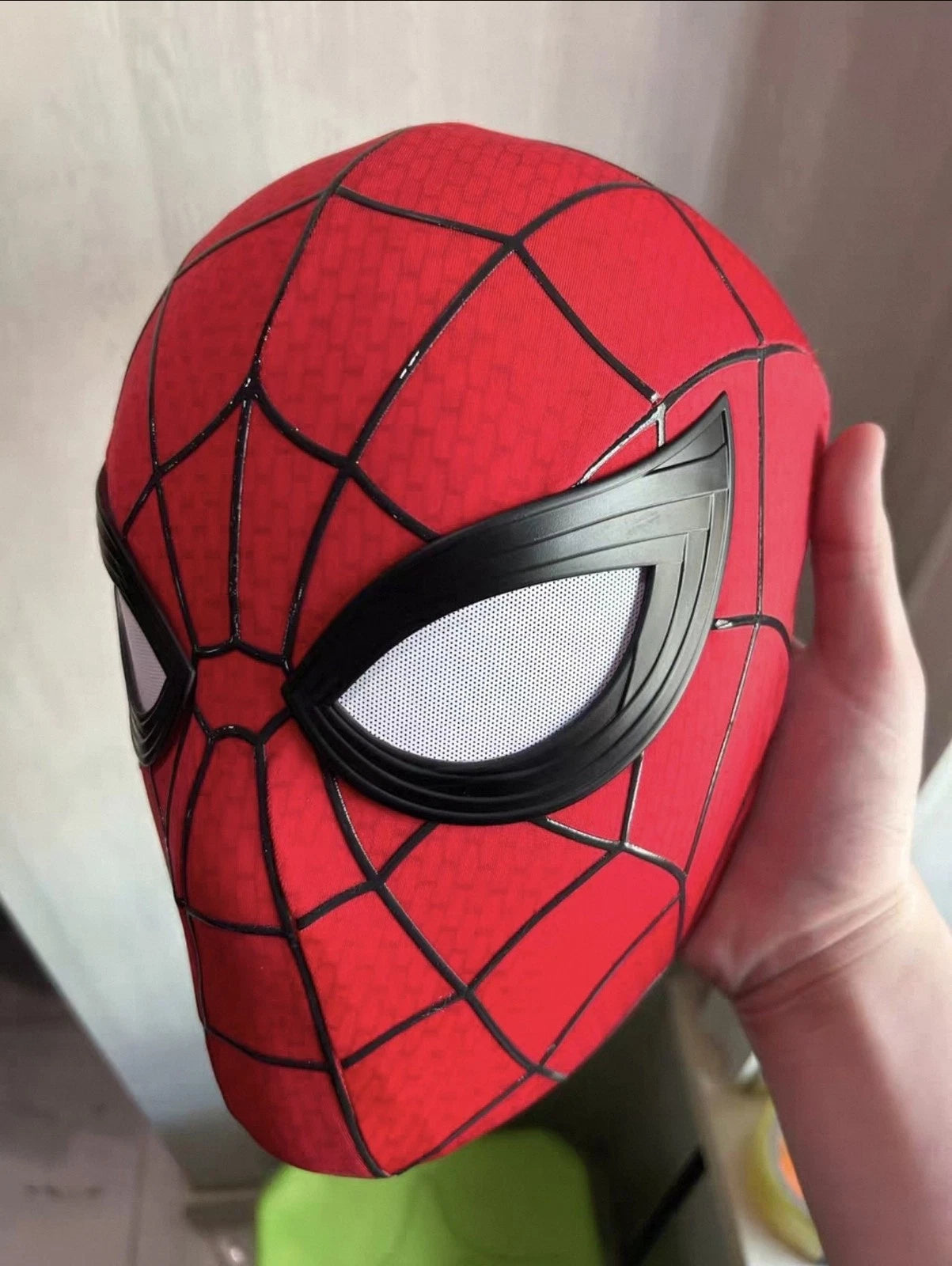 Spider-Man 4   Day Mask w/ Straps Headgear Faceshell Eyes Cosplay Props 07FC0E-D4 - KOEEK