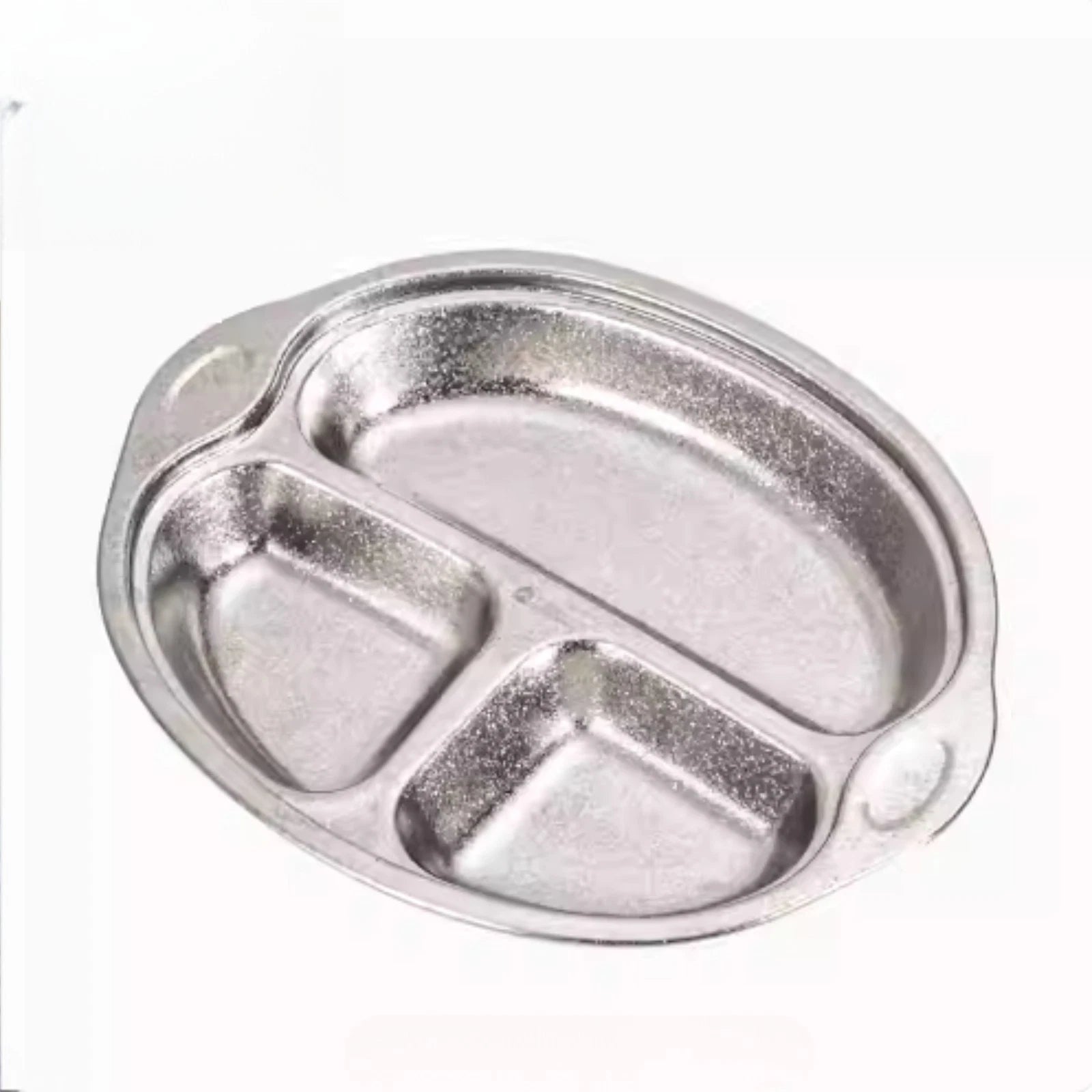 Pure Titanium GR1 3-in-1 Tableware Dinner Plate Ultra Light Divided Food Plate 07FC0E-D4 - KOEEK