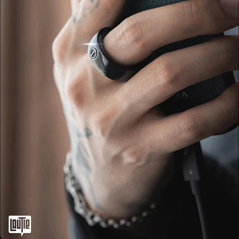 LAUTIE Mechanic Ratchet Ring Mechanical Fingertip Decompression Desktop EDC Toys 07FC0E-D4 - KOEEK