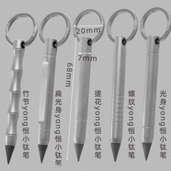 Mini EDC Titanium Alloy Pencil With Collection Writing Portable Outdoor Tool 07FC0E-D4 - KOEEK