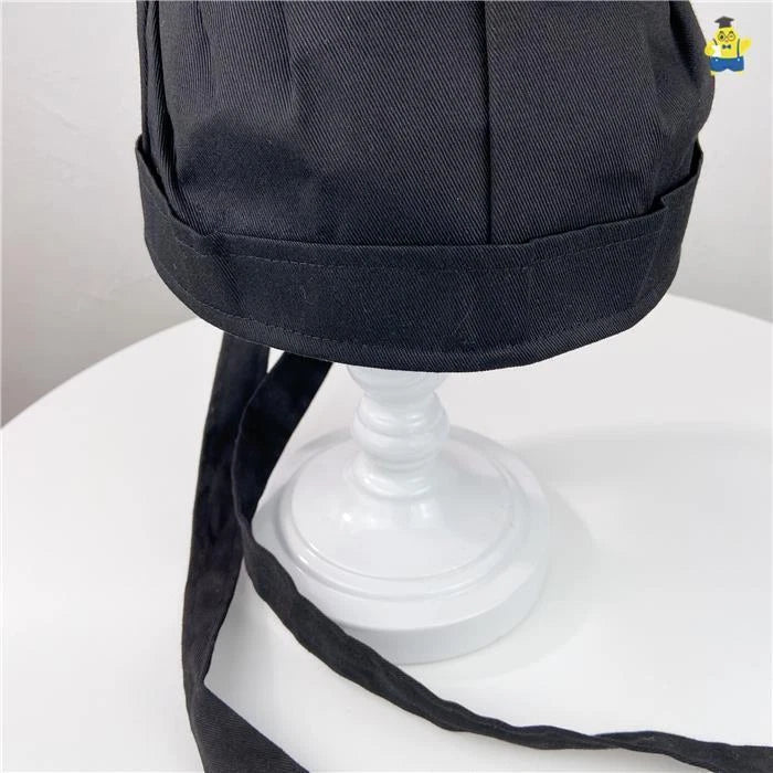 Chinese Traditional Hanfu Scholar Men Ancient Scholar Black Hat Confucian Towel 07FC0E-D4 - KOEEK