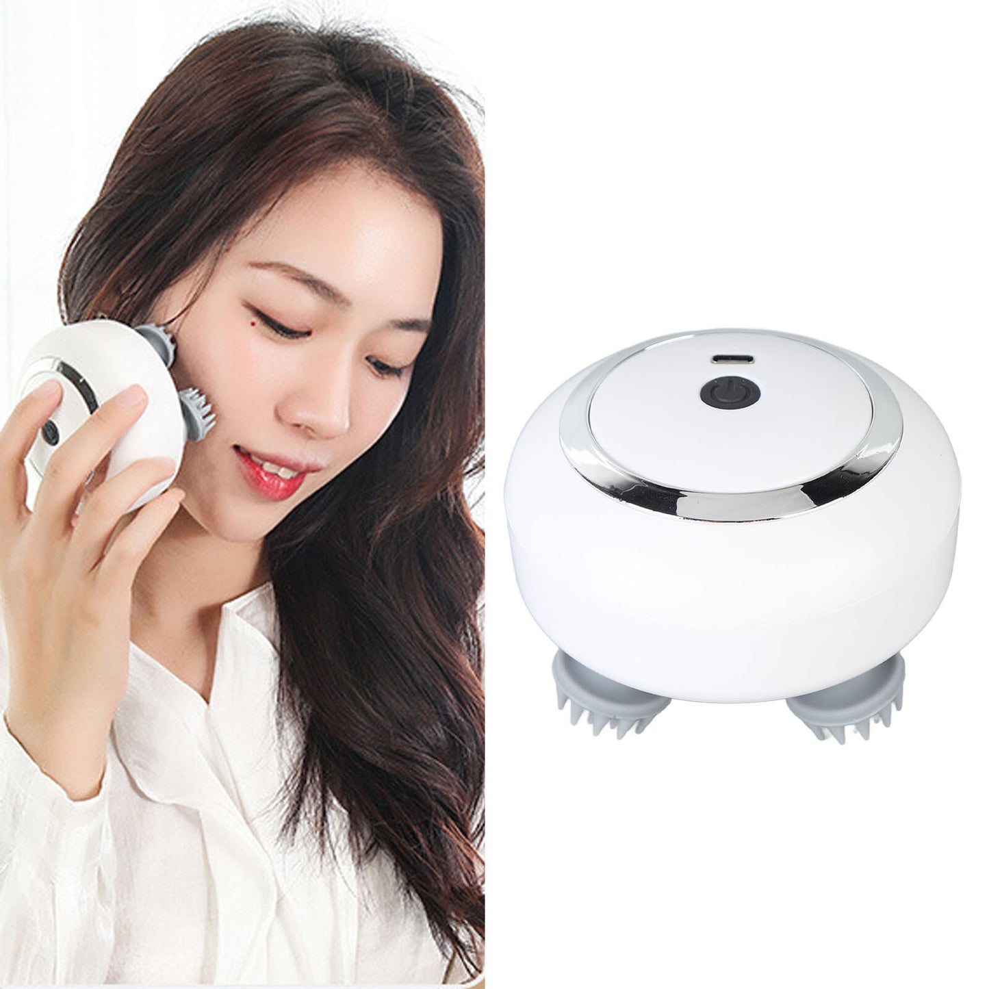 new Electronic Head Scratcher Portable Mini Scalp Massager Dog Cat Massager HGF koeek - KOEEK