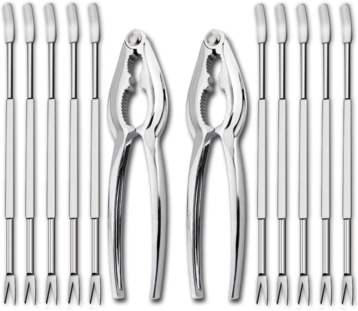 new Artcome 12 Pieces Seafood 2pc Crackers + 10pc forks, 12pc and Forks ARTCOME - KOEEK