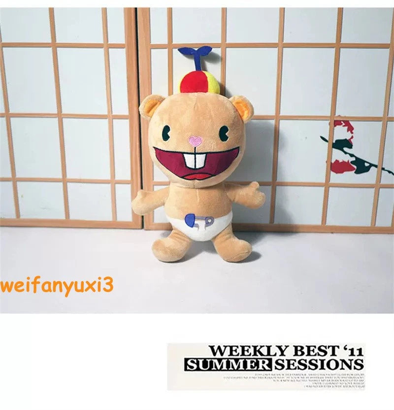 15'' Happy Tree Friends Pop&Cub cute Doll Plush Stuffed Toys Xmas Gift 2PCS 07FC0E-D4 - KOEEK