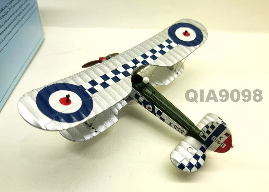 1/72 Scale WWI UK Air Force Bristol Bulldog Aircraft Metal + Plastic Model 07FC0E-D4 - KOEEK
