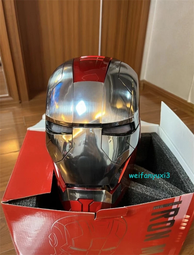 IN US! Iron Man MK5 Helmet Wearable English Voice-controlled Autoking Mask Gift 07FC0E-D4 - KOEEK