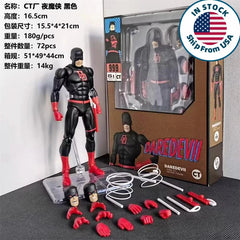 CT Toys No.999 Shadowland Daredevil Comic Ver. Black Suit Action Figure US STOCK CT_TOYS - KOEEK