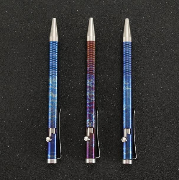 Titanium Mini Pen With Writing Multi-functional EDC Tools Office Students Pens 07FC0E-D4 - KOEEK