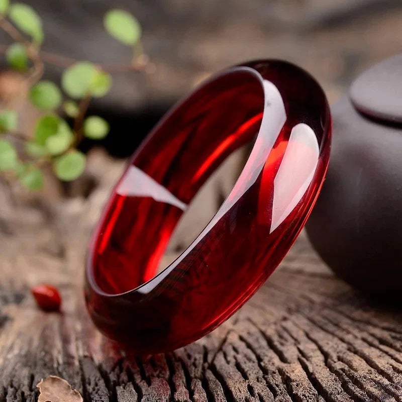 Exquisitely Chinese Retro Natural Amber Beeswax Bracelet Amulet Bangle Jewelry 07FC0E-D4 - KOEEK