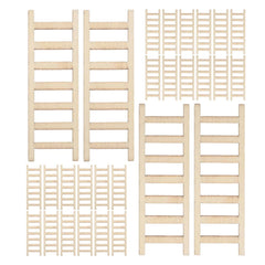 50pcs Mini Ladder Model: Micro Ladders Tiny Figurine Desktop Ornament For Doll 07FC0E-D4 - KOEEK