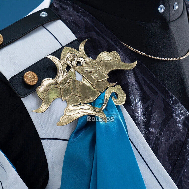Honkai Star Rail Luocha Cosplay Game Costume Poltergeist Role Play Men Uniform 07FC0E-D4 - KOEEK