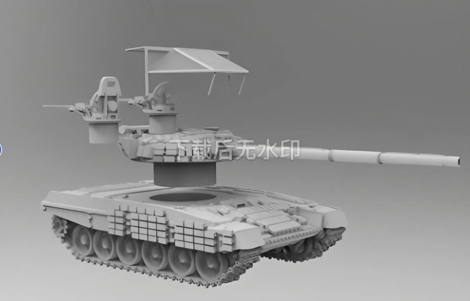 3D Printing 1/72 Russian T72B main battle tank Model Unpainted 07FC0E-D4 - KOEEK