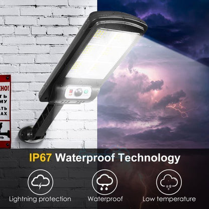 new Commercial Solar Street FloodLight LED Light Outdoor Area Dusk To Dawn Wall Lamp