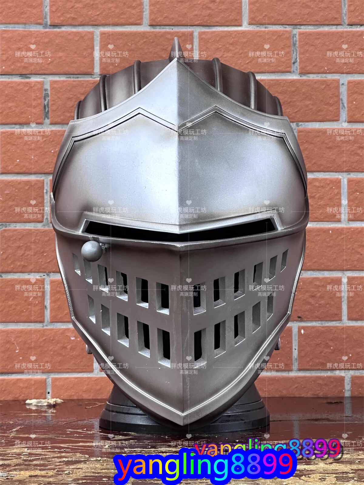 1:1 Dark Souls Knight Oscar Cosplay Helmet Medieval Halloween Party Mask Props 07FC0E-D4 - KOEEK