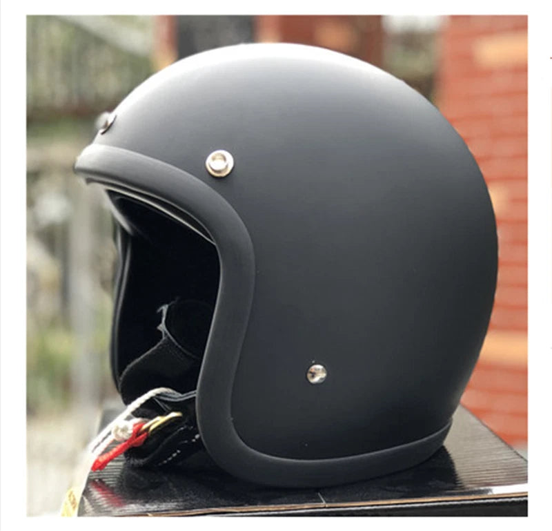3/4 Face Japan Helmet Race Retro Rider  500-TX Helmet 07FC0E-D4 - KOEEK