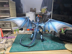 Anime YU-GI-OH! Master Of Knight Dragon Resin Figure Model Toy Collectible 25cm 07FC0E-D4 - KOEEK