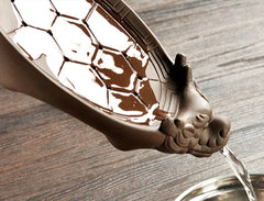 Creative Water Storage Tea Tray Turtle Statue Yixing Purple Clay Holder Plate 07FC0E-D4 - KOEEK