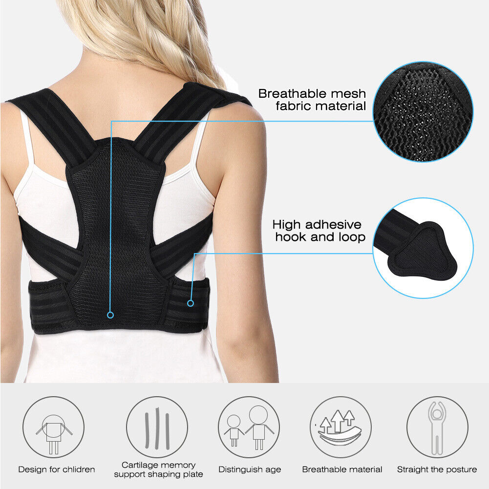 new Posture Corrector For Kids Teenagers Spinal Support Back Posture Brace HGF koeek - KOEEK