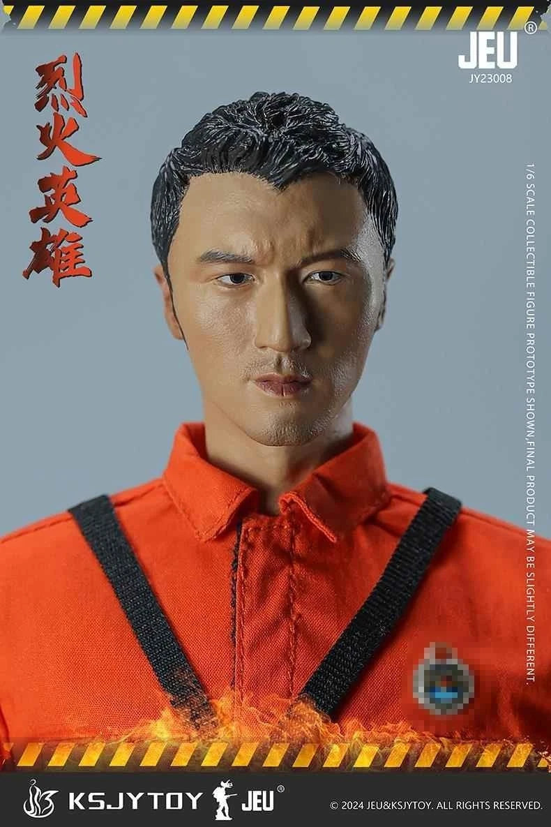 JEU JY23008 1/6 Fire Hero Forest Fire Fighter Action Figure 12" Male Model Doll JEU - KOEEK