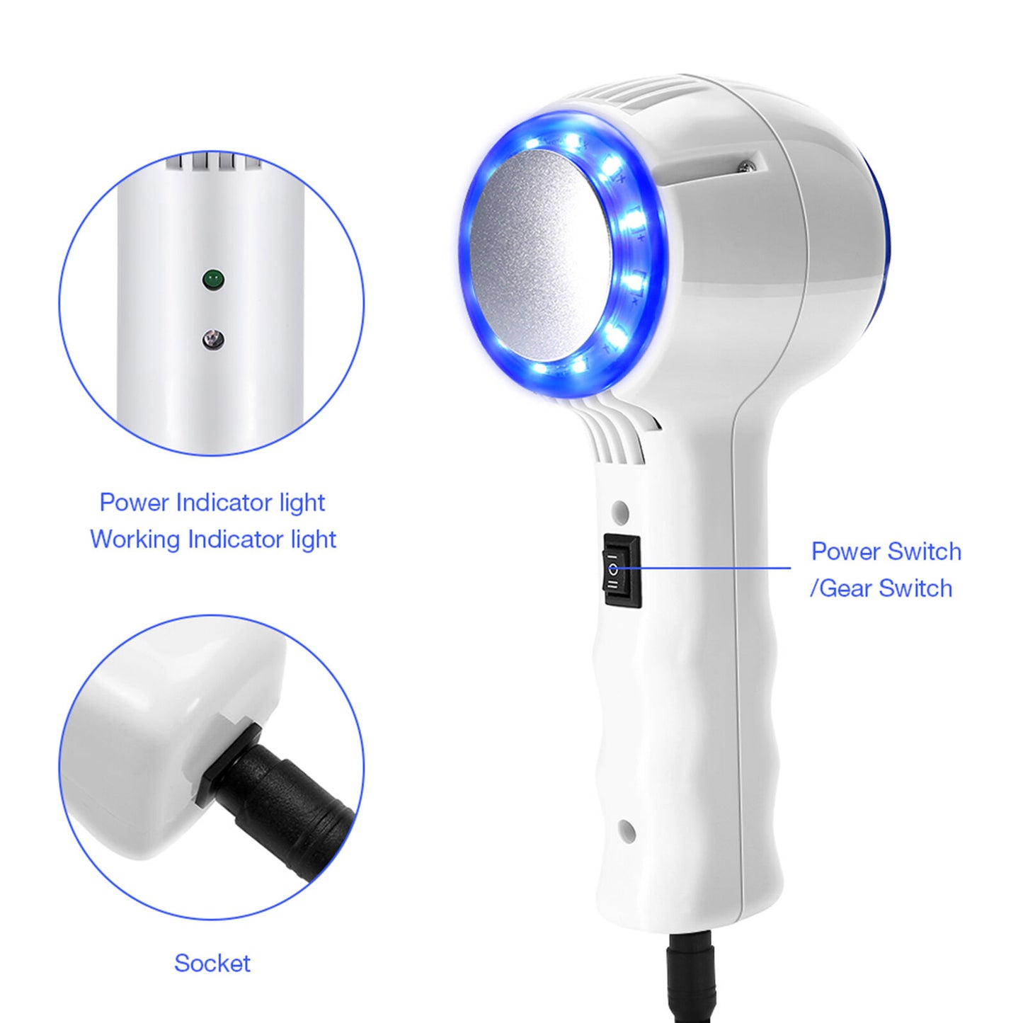 new Beauty Device - Hot And Cold LED Hammer Cosmetic Facial Machine Face Skin Lift koeek - KOEEK