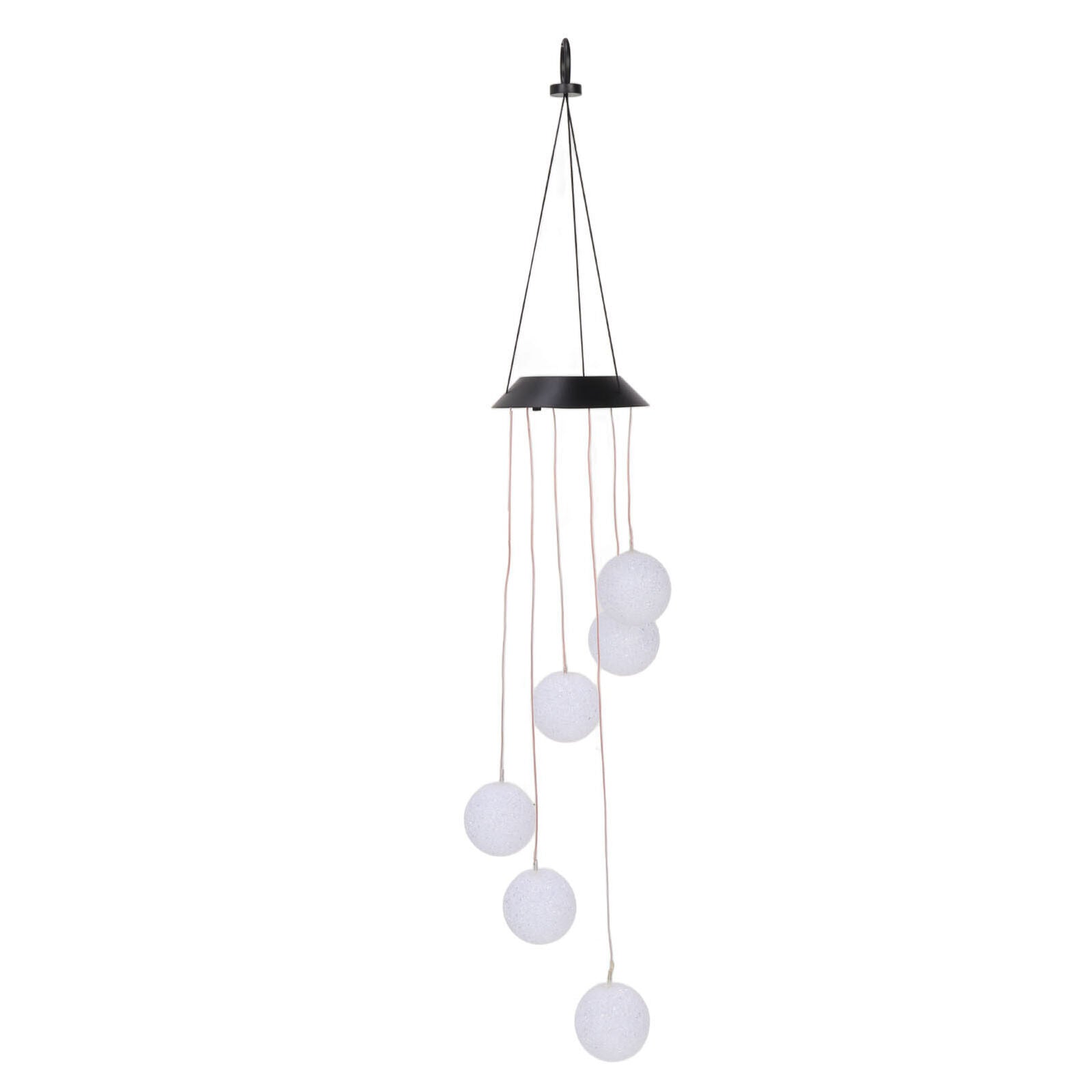 new Solar Crystal Ball Wind Chimes Light 100LM IP45 Waterproof Decorative Lamp For I koeek - KOEEK