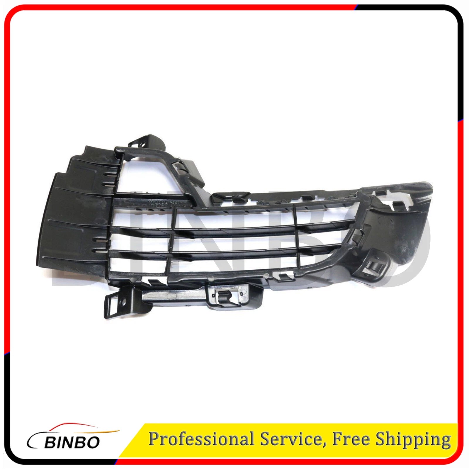 For BMW X5 Front Bumper Grille 2014-2018 Outer Driver Side Open Grid Black 07FC0E-D4 - KOEEK