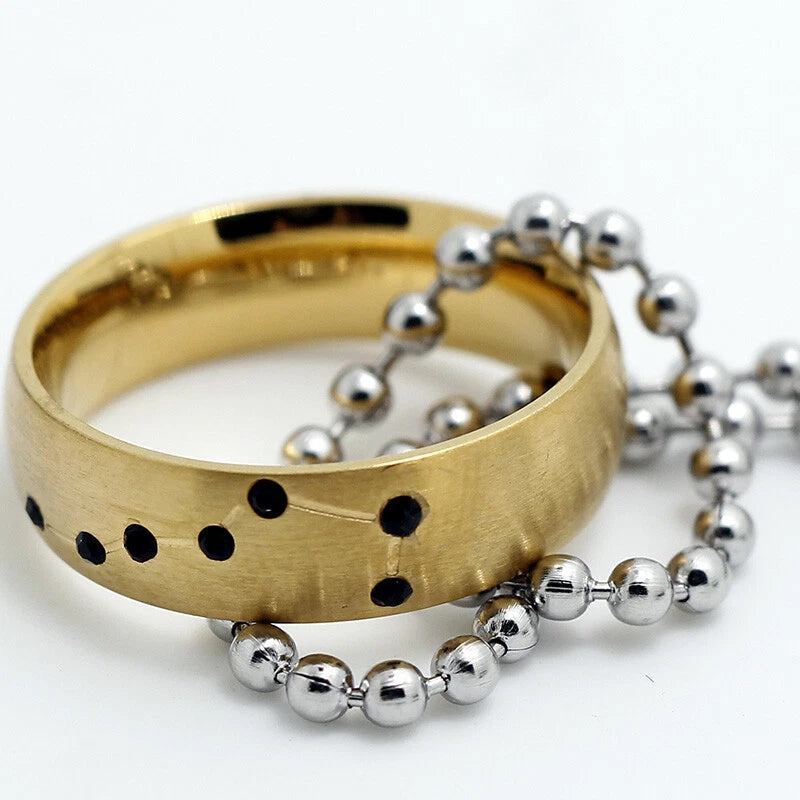 Chinese Magic Ring Taoist Triones Bagua Spinner Ring Amulet Feng Shui Talisman 07FC0E-D4 - KOEEK