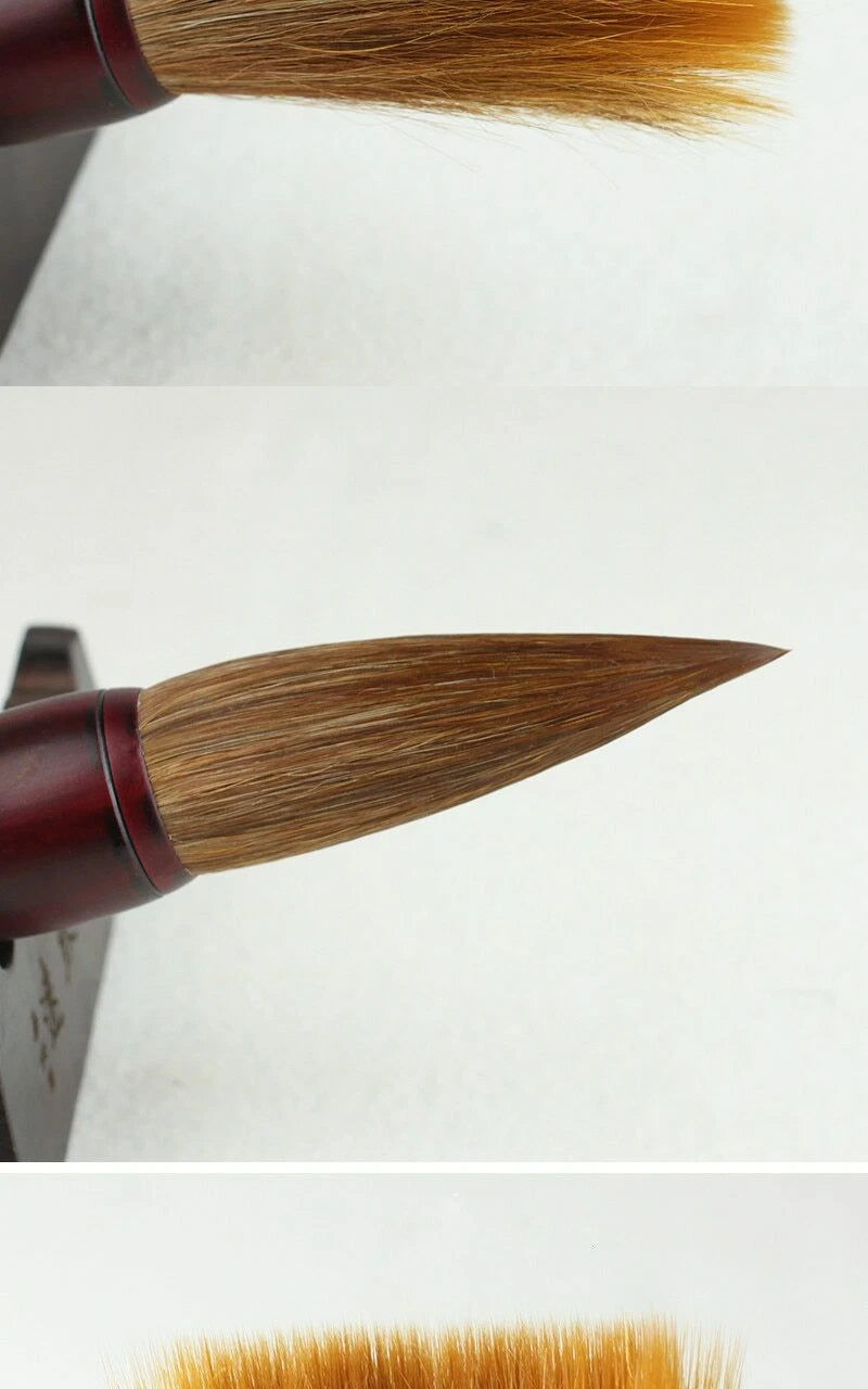 27.5cm Chinese Calligraphy Brush Pen Weasel Hair Brush Writing Copybook Tool 07FC0E-D4 - KOEEK