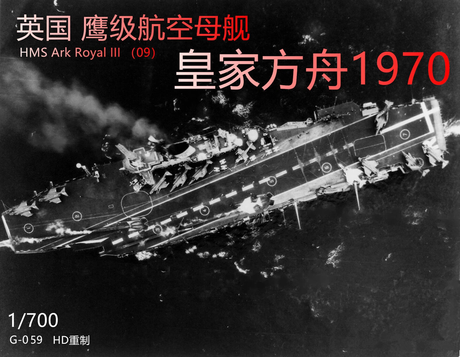 G-059 1/700 UK HMS Ark Royal III R09 3D Printed Resin Ship Model Kit Toy 07FC0E-D4 - KOEEK