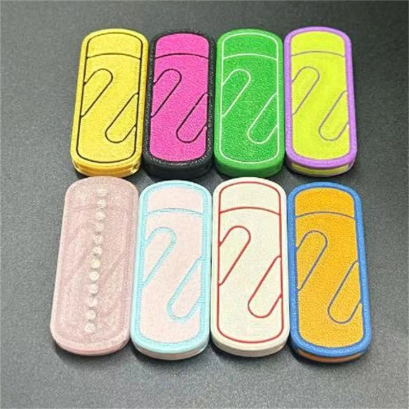 Simple Machinery Push EDC Fidget Slider Fashion Plastic Stress Relief Toy 07FC0E-D4 - KOEEK