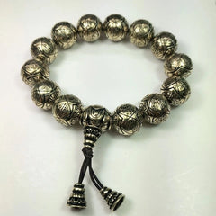 Brass Vintage Men’s Bead Bracelet Art Handcrafted Jewelry 07FC0E-D4 - KOEEK