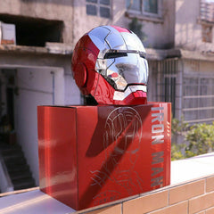 Iron Man MK5 1:1 Helmet Wearable Voice-control Deformed Mask Halloween Cosplay 07FC0E-D4 - KOEEK