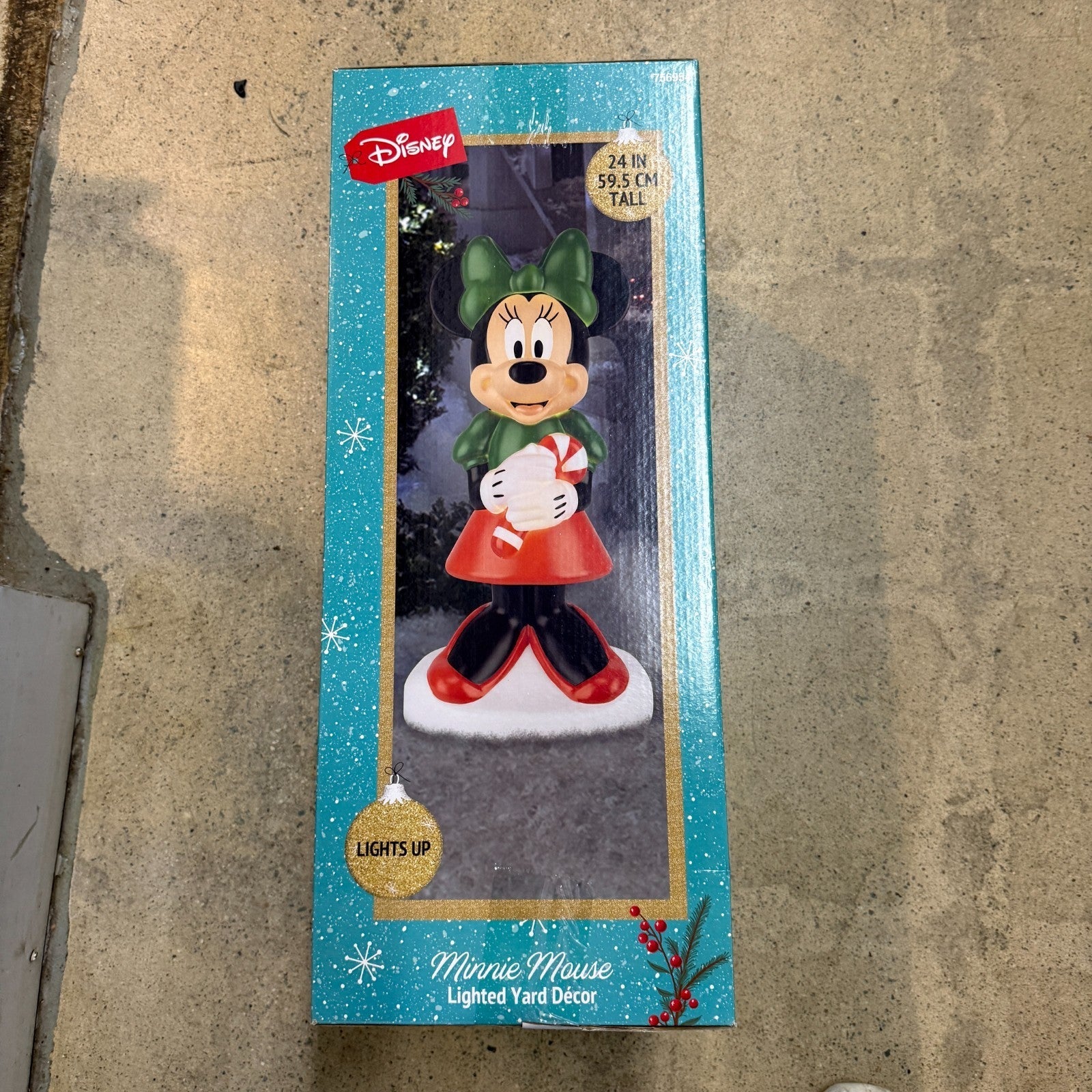 Disney Minnie Mouse Blow Mold Lighted Christmas Yard Decoration 2 FT Gemmy GEMMY - KOEEK