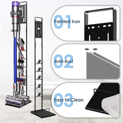Vacuum cleaner bracket, suitable for V15, V11, V10, V8, V7, models (with wheels) 07FC0E-D4 - KOEEK
