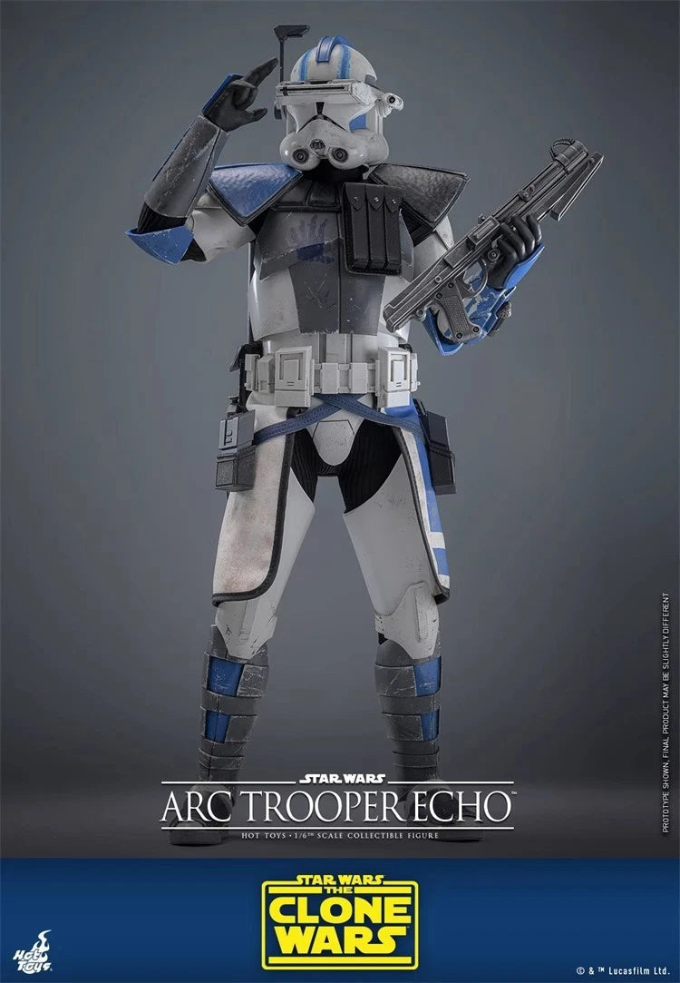 Hot Toys TMS133 1/6 Figure Star Wars The Clone Wars ARC Trooper Echo Model STOCK HOT_TOYS - KOEEK
