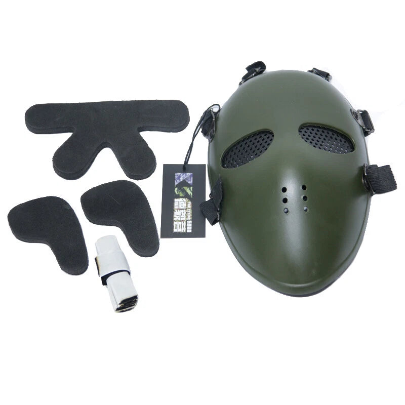 Cosplay Tactical Airsoft Paintball Full Face Mask Outdoor Sport Protective Mask 07FC0E-D4 - KOEEK